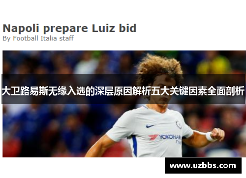大卫路易斯无缘入选的深层原因解析五大关键因素全面剖析 大卫路易斯无缘入选的深层原因解析五大关键因素全面剖析